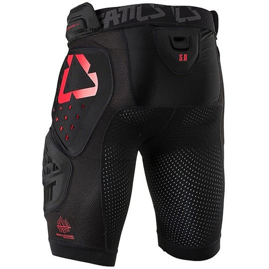 Shorts de protection moto Leatt Impact Shorts 3DF 5.0 Noir