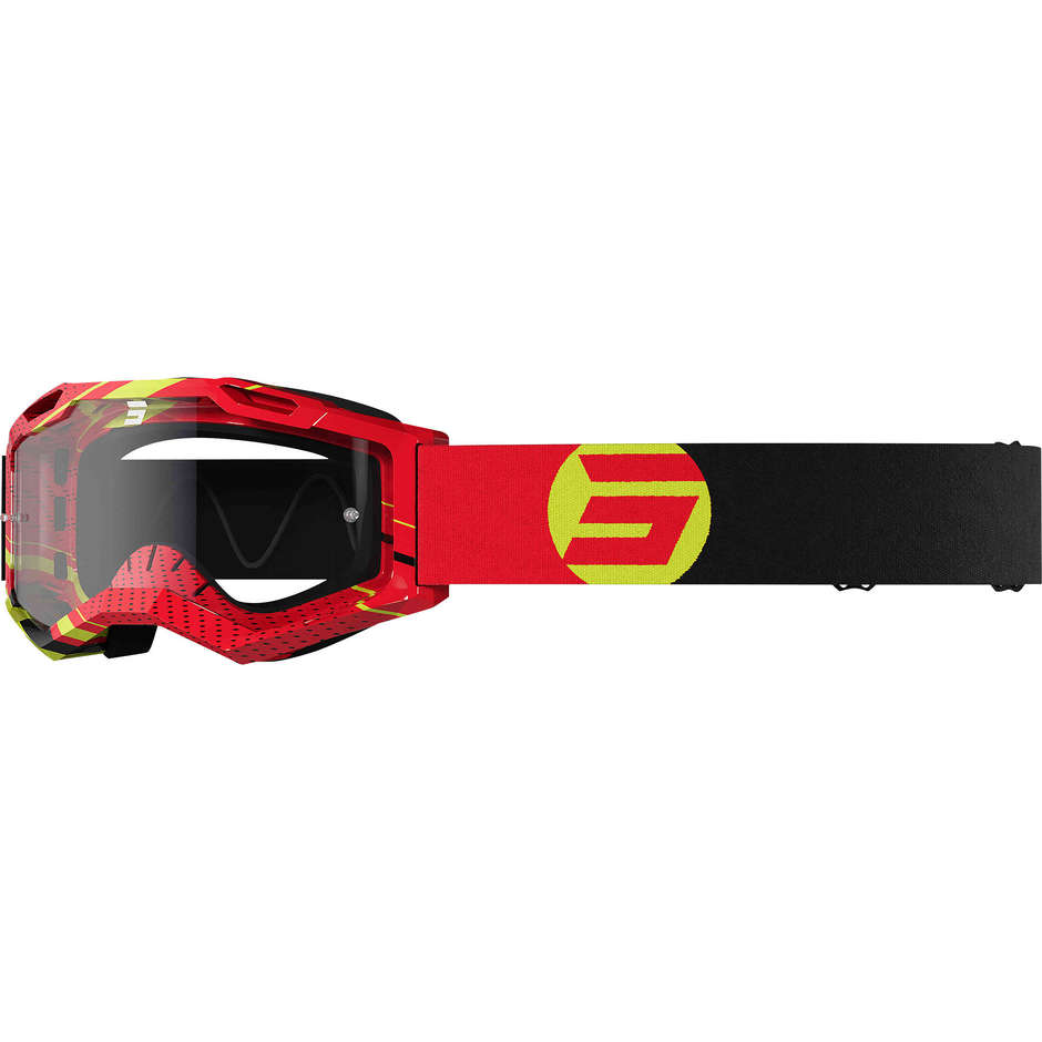 Shot ASSAULT 2.0 FOCUS Red Cross Enduro Motorcycle Goggles Mask