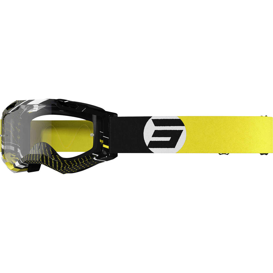 Shot ASSAULT 2.0 FOCUS Yellow Motorcycle Cross Enduro Goggles Mask