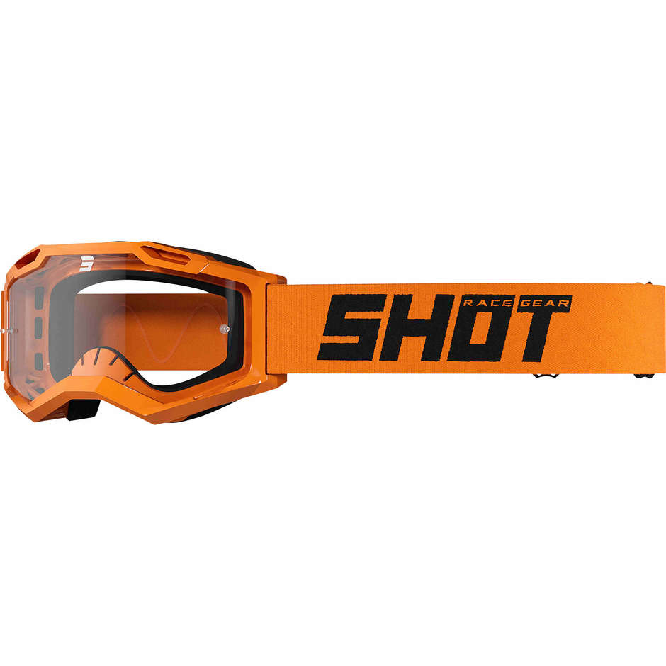 Shot ASSAULT 2.0 SOLID NEON Orange Cross Enduro Motorradbrille Maske
