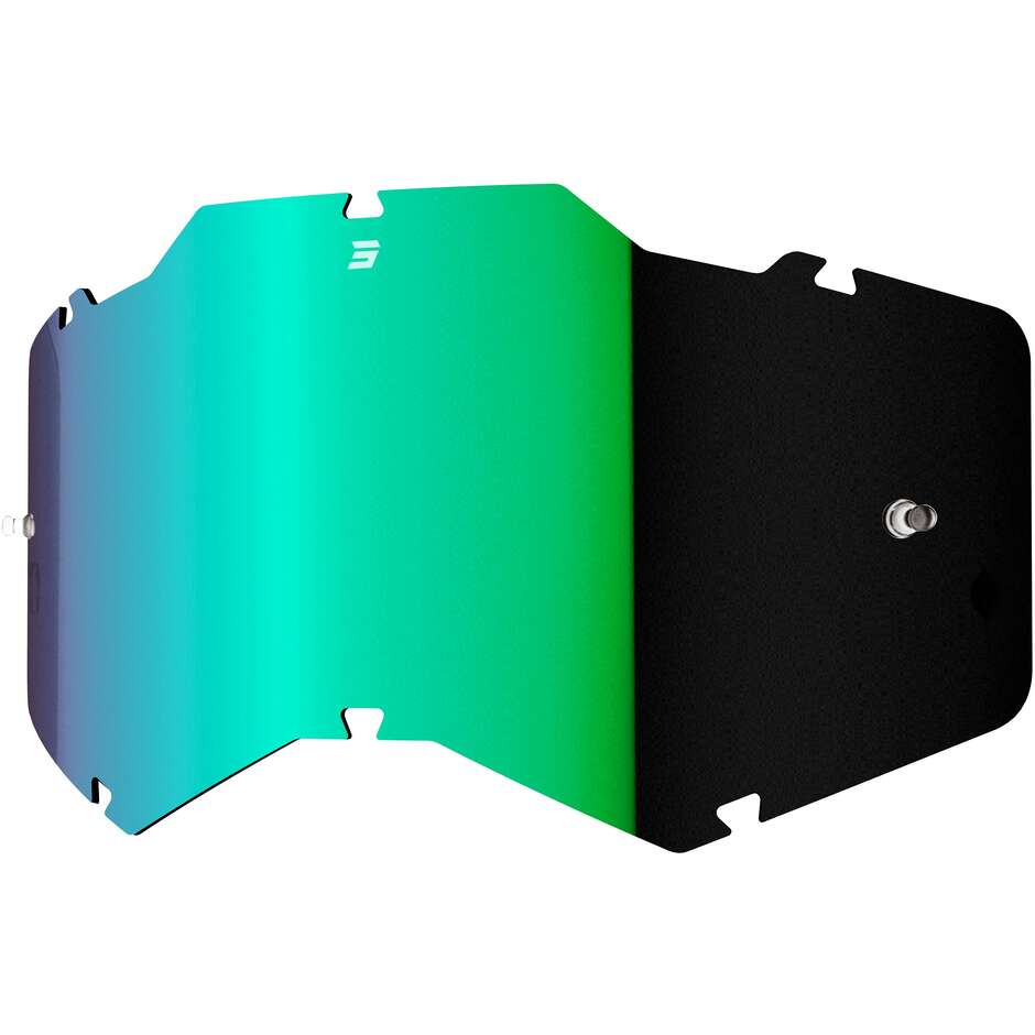 SHOT ASSAULT/IRIS 2.0 AS Green Iridium Motorcycle Goggle Lens