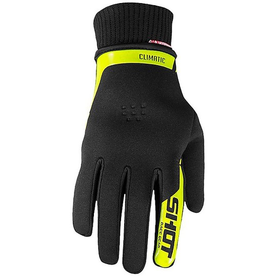 Shot CLIMATIC Certified Motorcycle Gloves Black Yellow