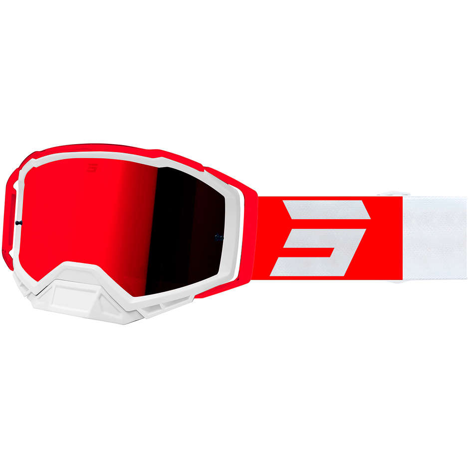 Shot CORE Red Cross Enduro Motorcycle Goggles