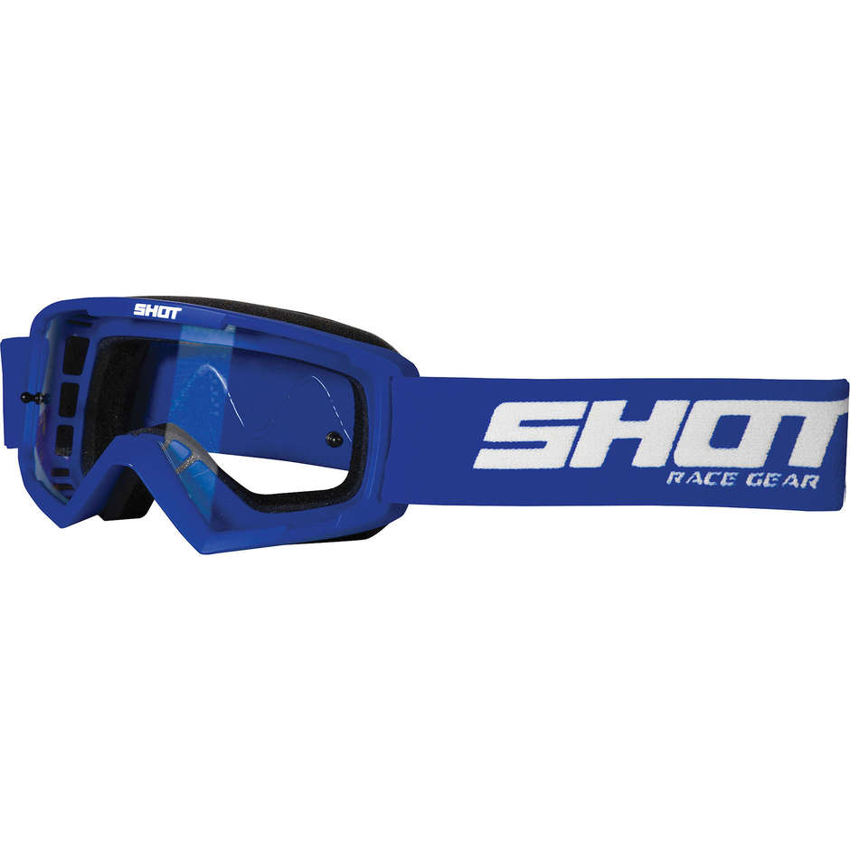 Shot Cross Enduro Motorradbrille Rocket Blue