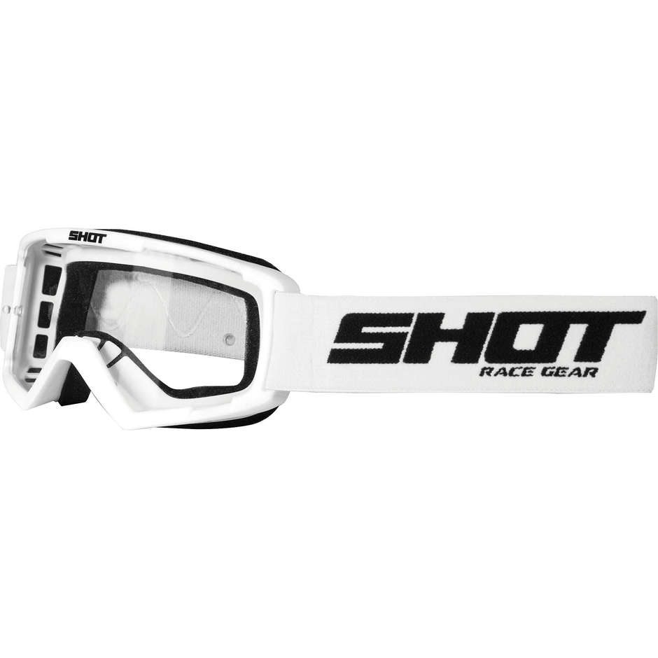 Shot Cross Enduro Motorradbrille Rocket Weiß