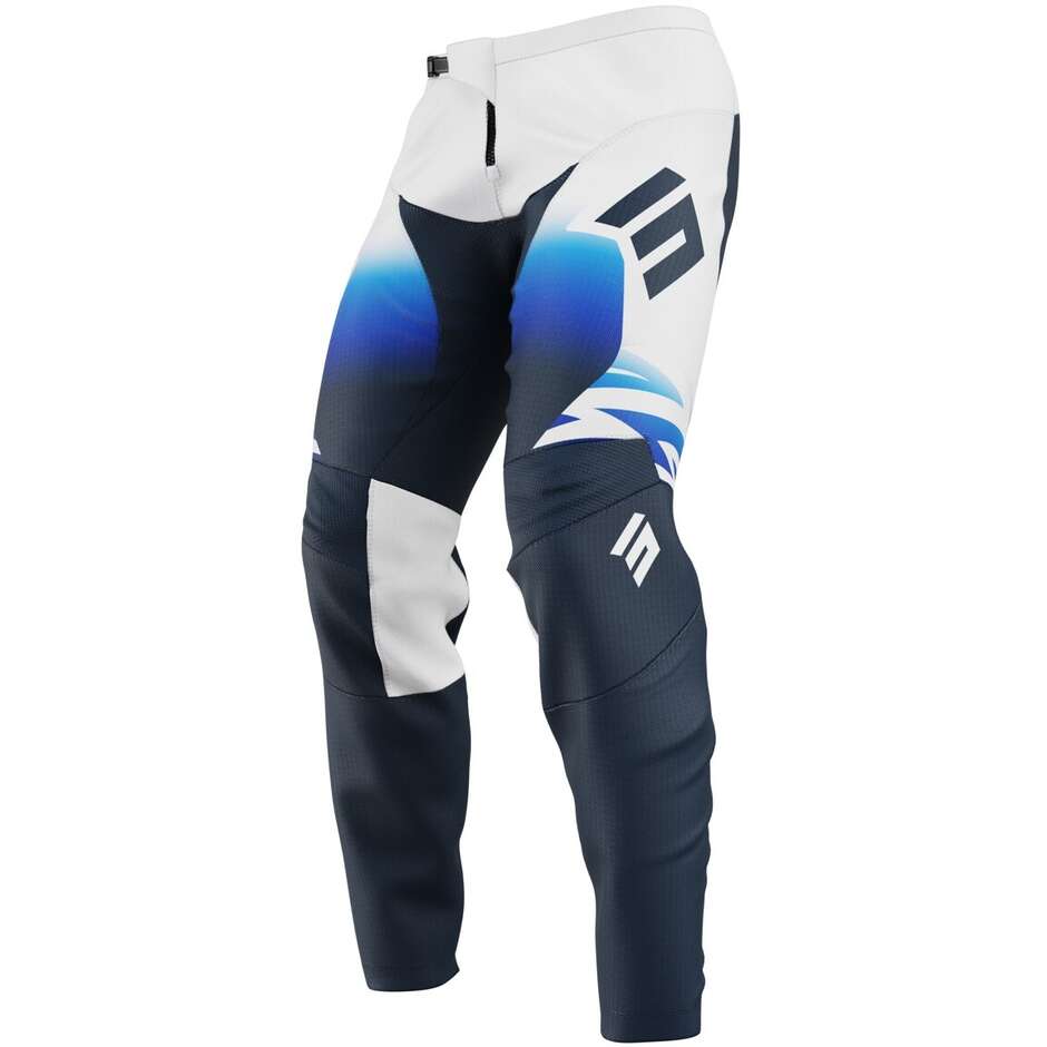 Shot DEVO X-TREM Cross Enduro Motorradhose Weiß Blau