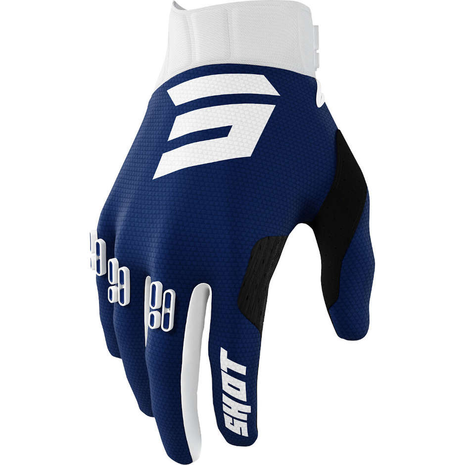 Shot GRADIENT Blue Cross Enduro Motorcycle Gloves