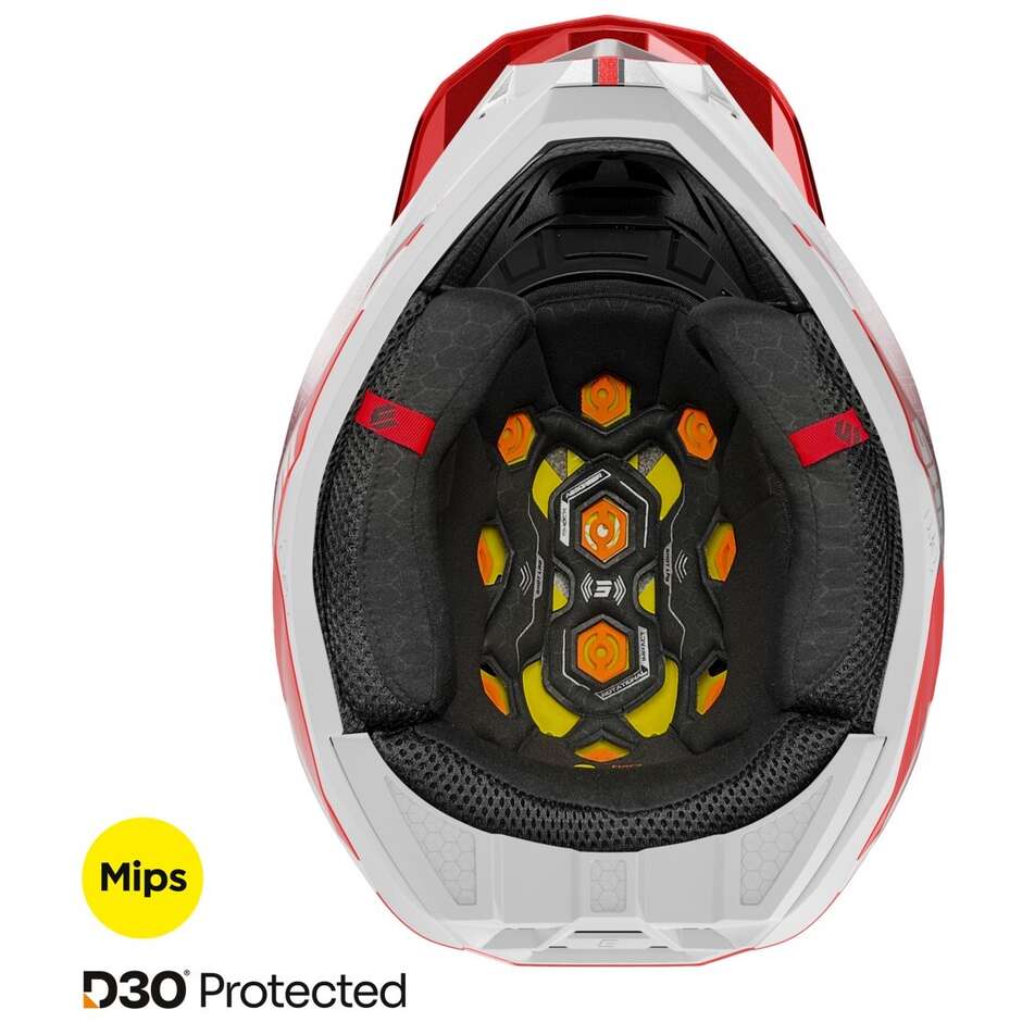 Shot LITE CHALLENGER Cross Enduro Motorcycle Helmet Pearl Red