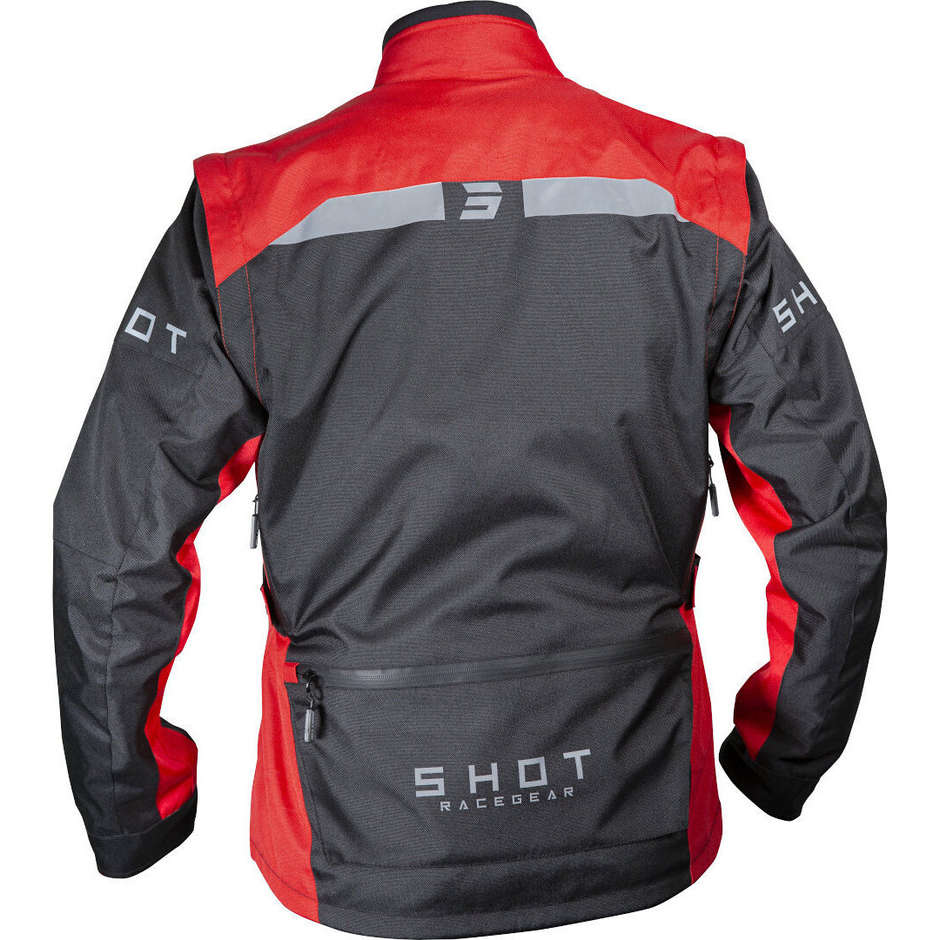Shot RACETECH Cross Enduro Motorcycle Jacket Black Red
