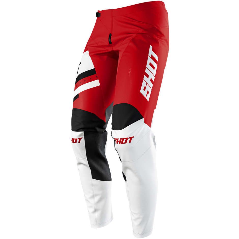 Shot Shining Red Enduro Moto Cross Pants