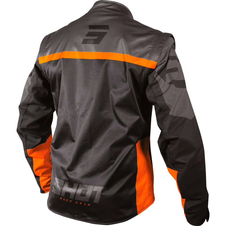 Shot SoftShell Lite 2.0 Waterproof Jacket Black Orange