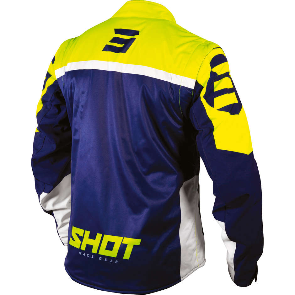 Shot SoftShell Lite 2.0 Waterproof Jacket Blue Yellow