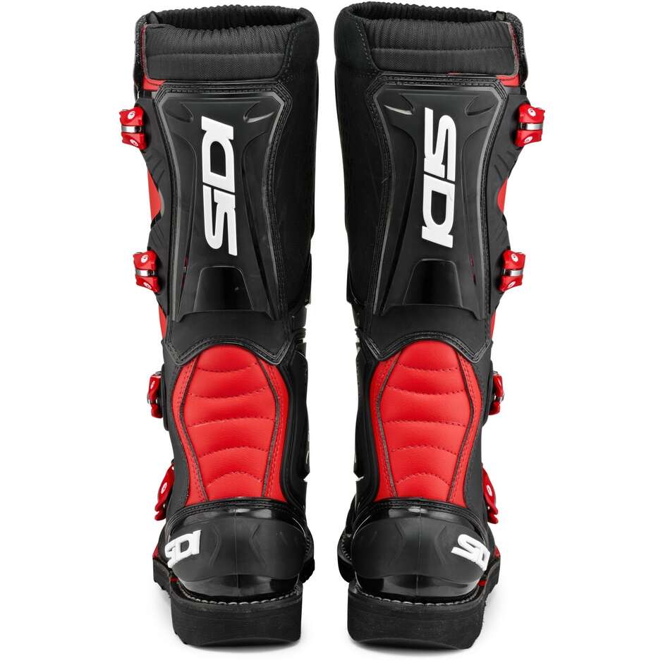 Sidi AGUEDA Off-Road Motorcycle Boots Red Black