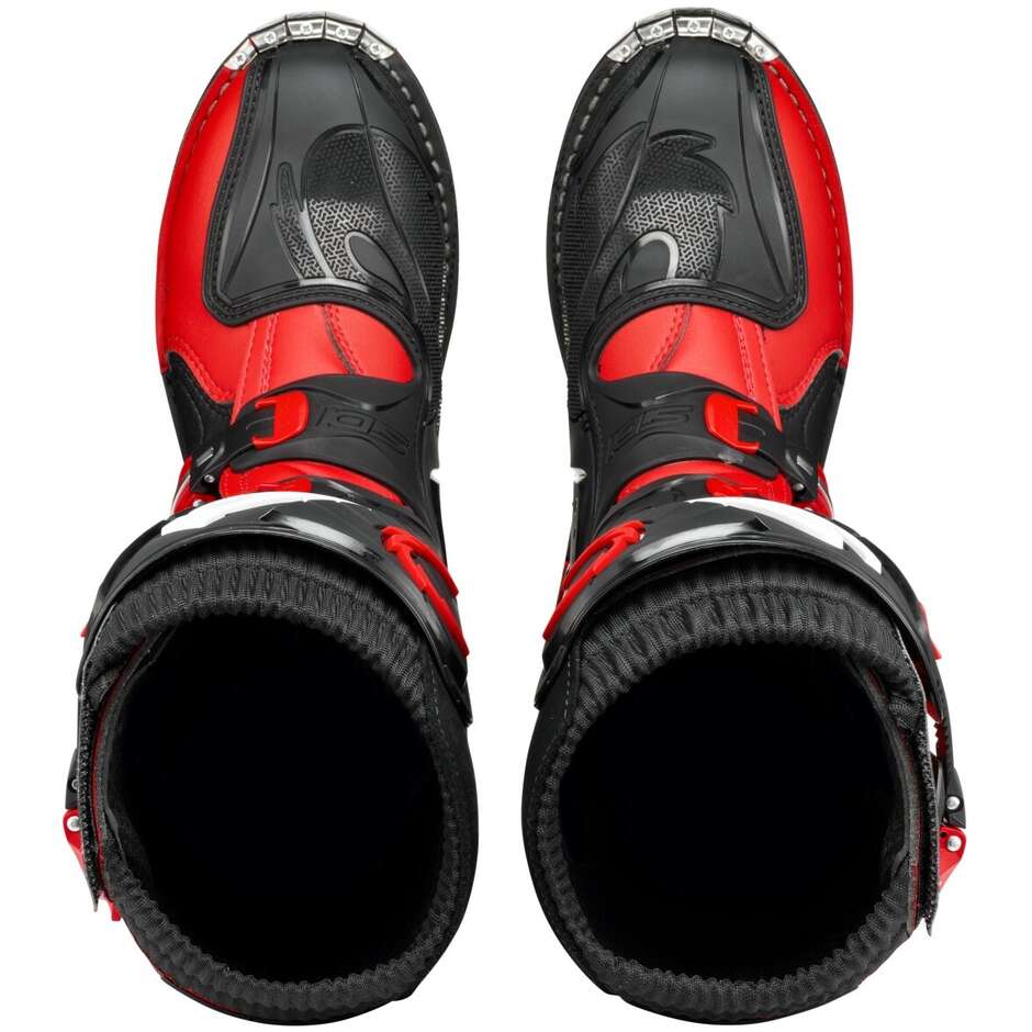 Sidi AGUEDA Off-Road Motorcycle Boots Red Black