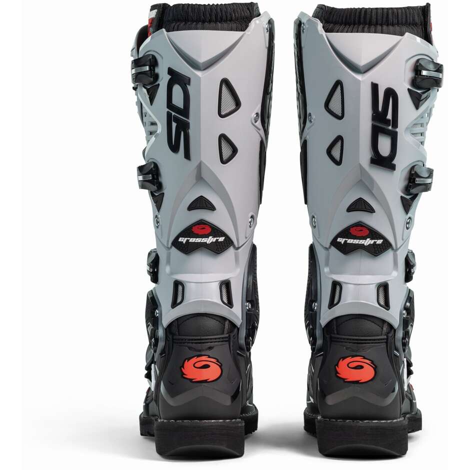 Sidi Crossfire 3 Cross Enduro Motorradstiefel Schwarze Esche