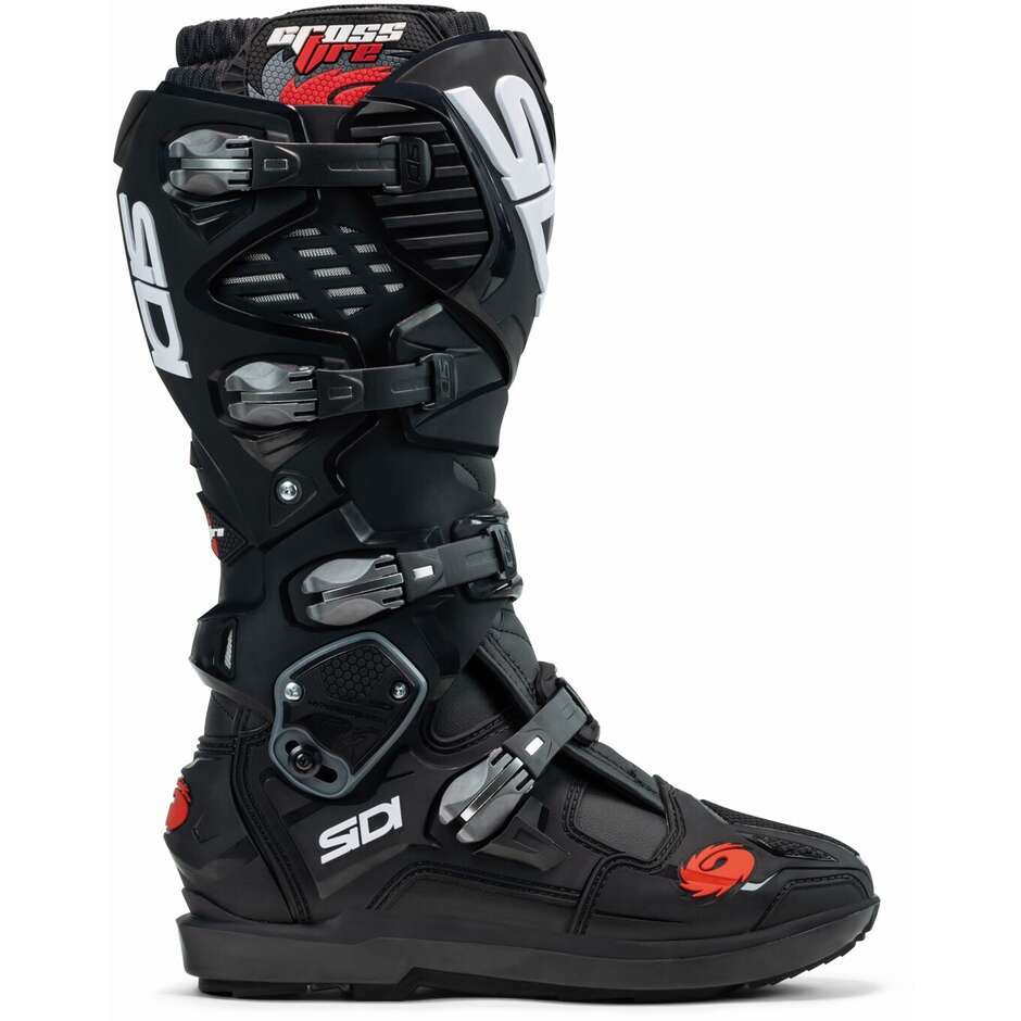Sidi CROSSFIRE 3 SRS Cross Enduro Motorcycle Boots Black Black
