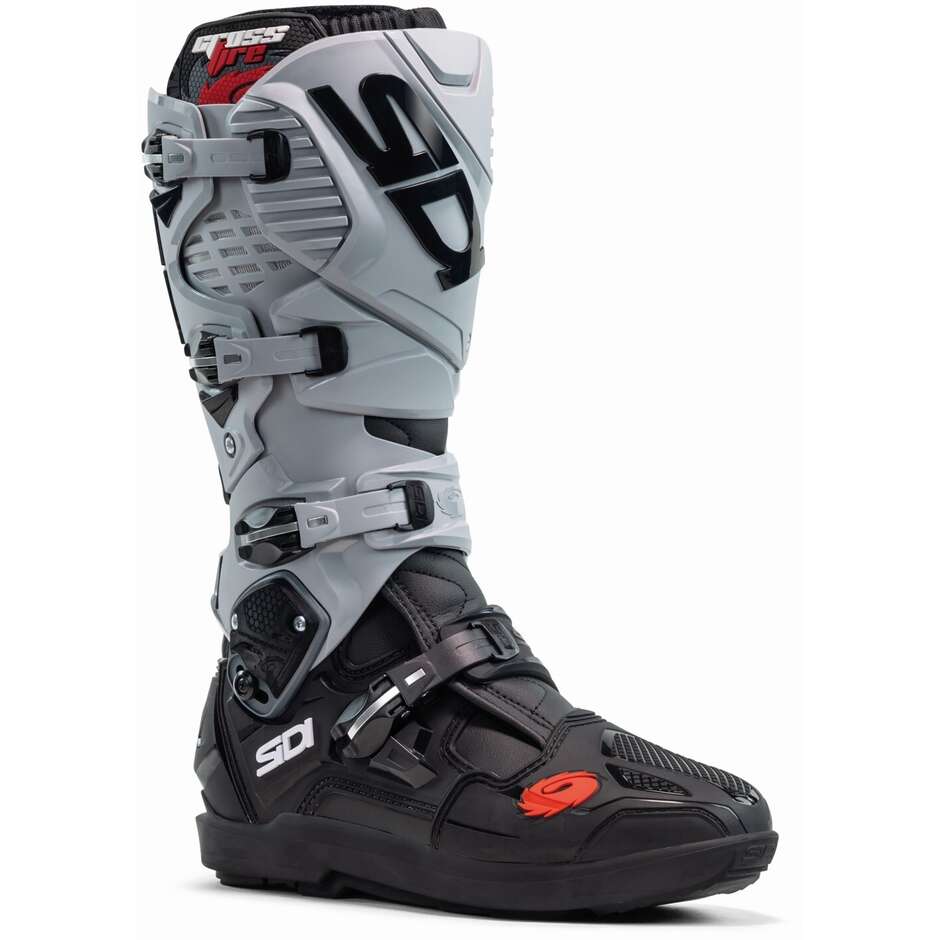 Sidi CROSSFIRE 3 SRS Cross Enduro Motorradstiefel Black Ash