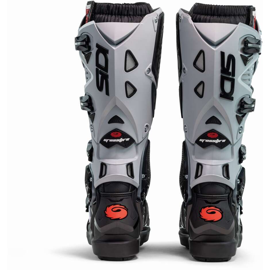 Sidi CROSSFIRE 3 SRS Cross Enduro Motorradstiefel Black Ash