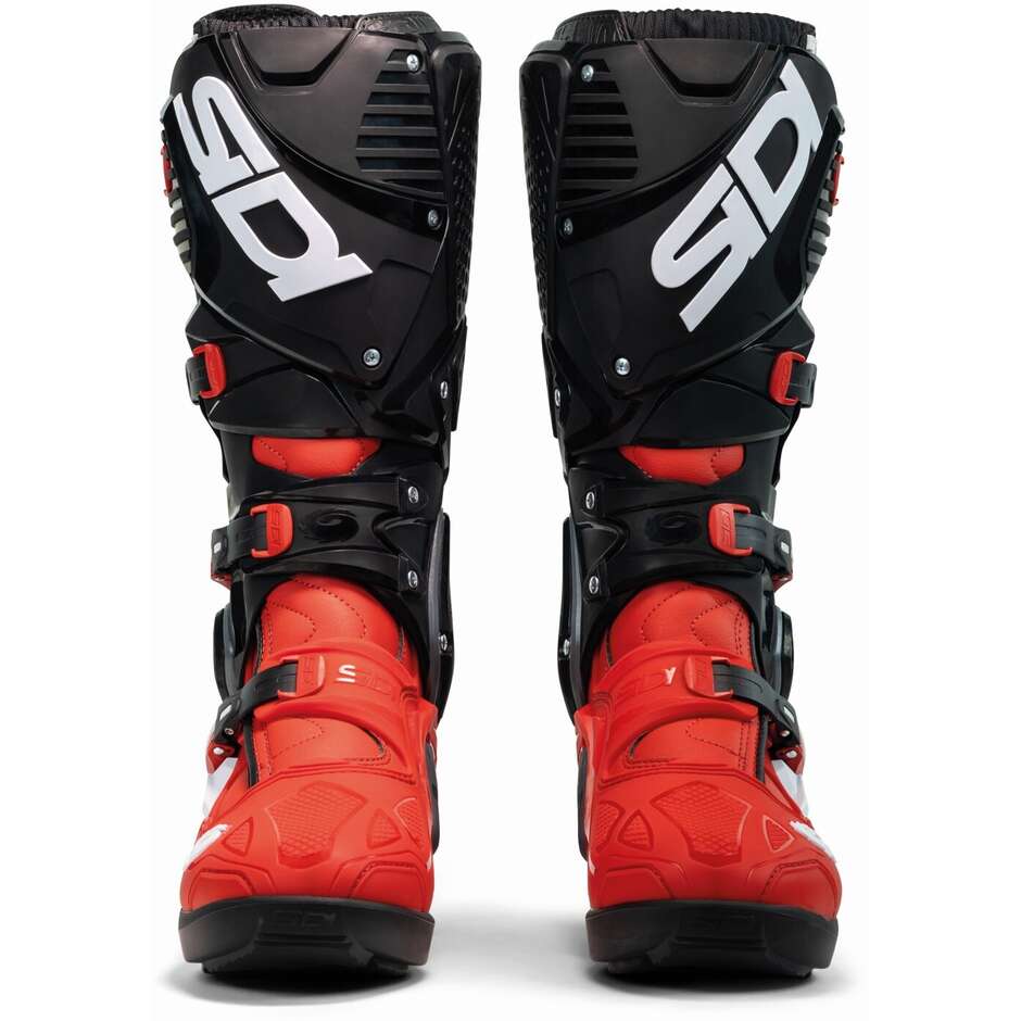 Sidi CROSSFIRE 3 SRS Cross Enduro Motorradstiefel Rot Schwarz