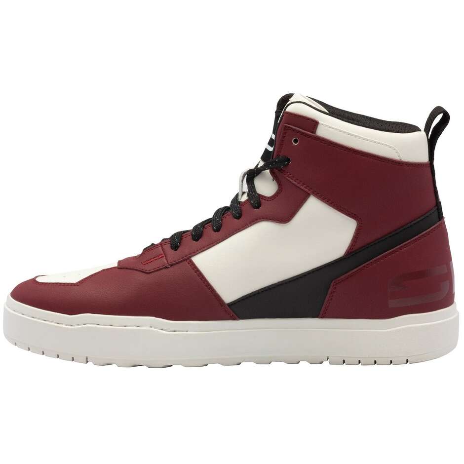 Sidi LYNX Motorcycle Shoes Black Dark Red