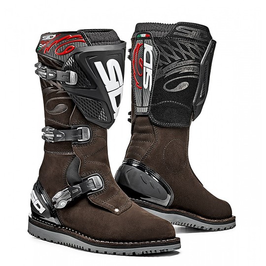Sidi TRIAL ZERO.1 Trial Motorcycle Boots Brown