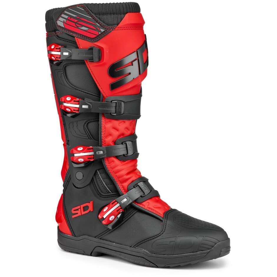 Sidi X POWER SC Off-Road Motorcycle Boots Black Red