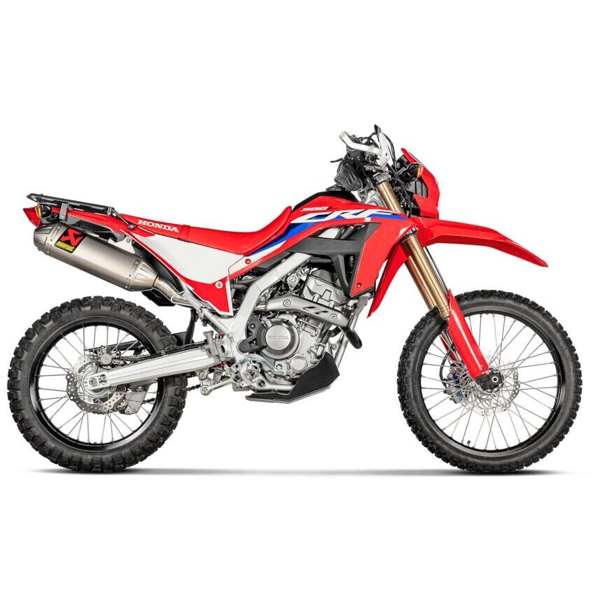 Silencieux d'échappement Akrapovic S-H3SO11-BNTA en titane à enfiler pour HONDA CRF 300 L (21-26)