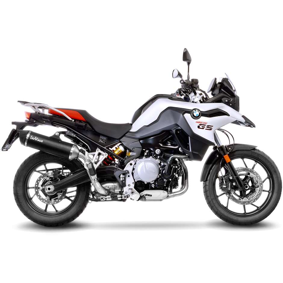 Silencieux d'échappement Leovince 14055 noir, spécifique pour BMW F750GS - F850GS (18-24)