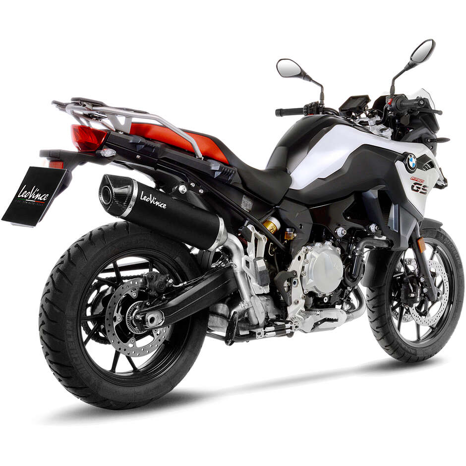 Silencieux d'échappement Leovince 14055 noir, spécifique pour BMW F750GS - F850GS (18-24)