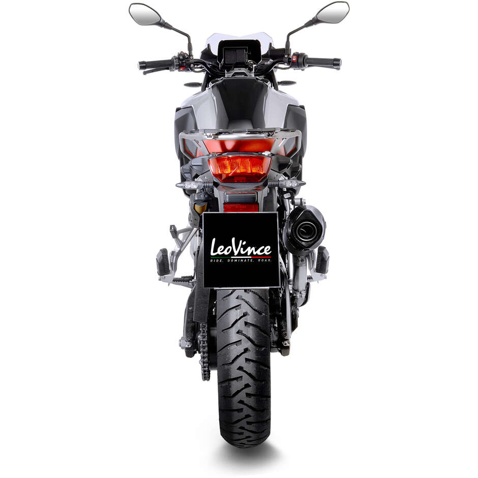 Silencieux d'échappement Leovince 14055 noir, spécifique pour BMW F750GS - F850GS (18-24)