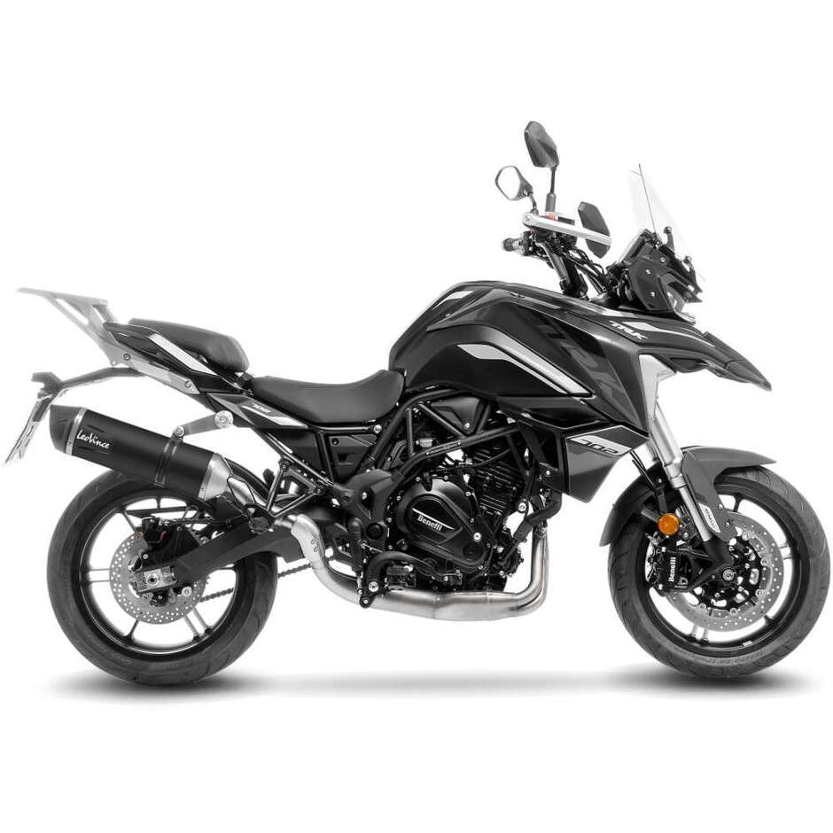 Silencieux d'échappement Leovince 14446EBU LV ONE EVO BLACK EDITION, spécifique pour Benelli TRK702/X (23-24)