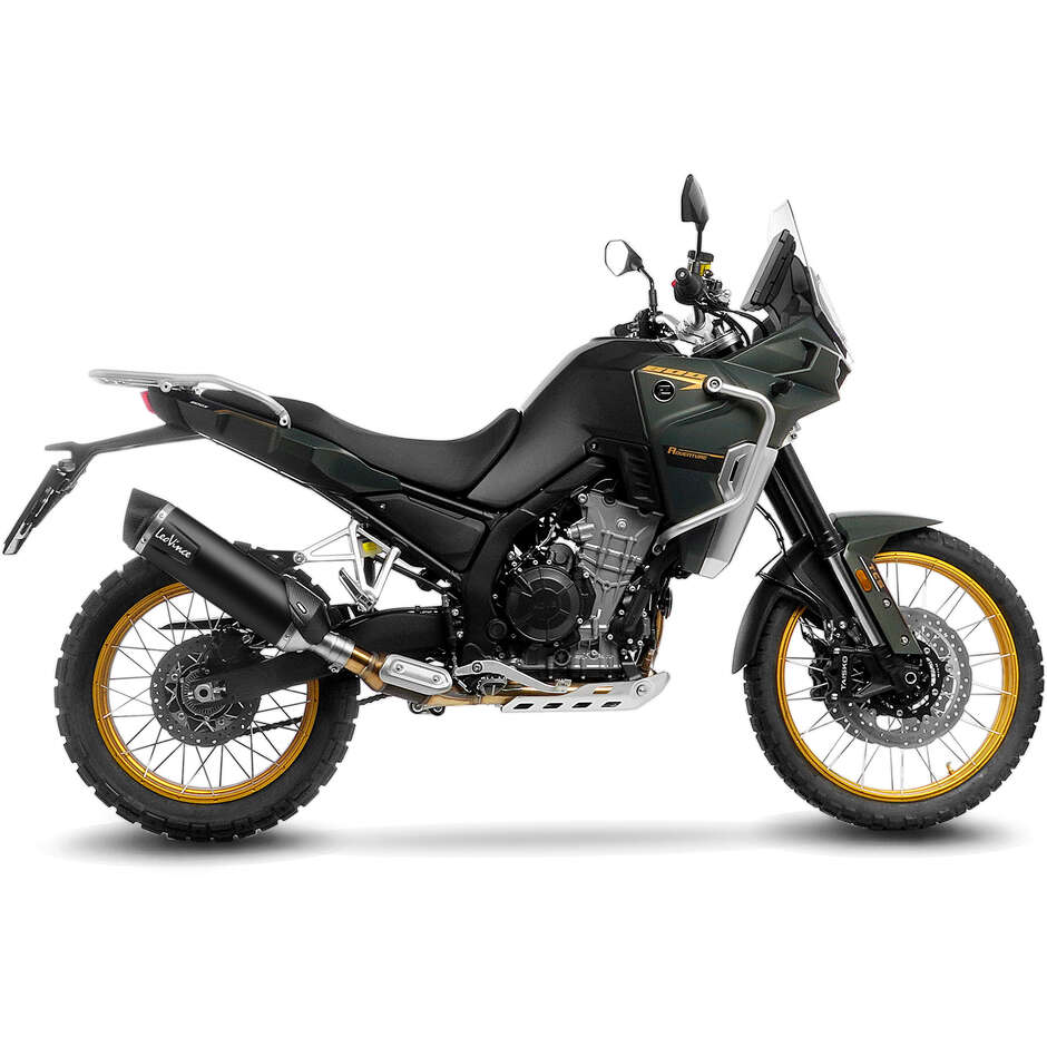 Silencieux d'échappement Leovince 14451EB LV ONE EVO BLACK EDITION, spécifique pour KOVE 800X Pro/ADV (24-25)