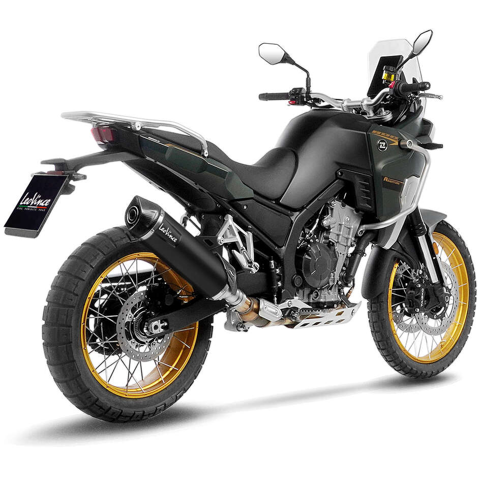 Silencieux d'échappement Leovince 14451EB LV ONE EVO BLACK EDITION, spécifique pour KOVE 800X Pro/ADV (24-25)