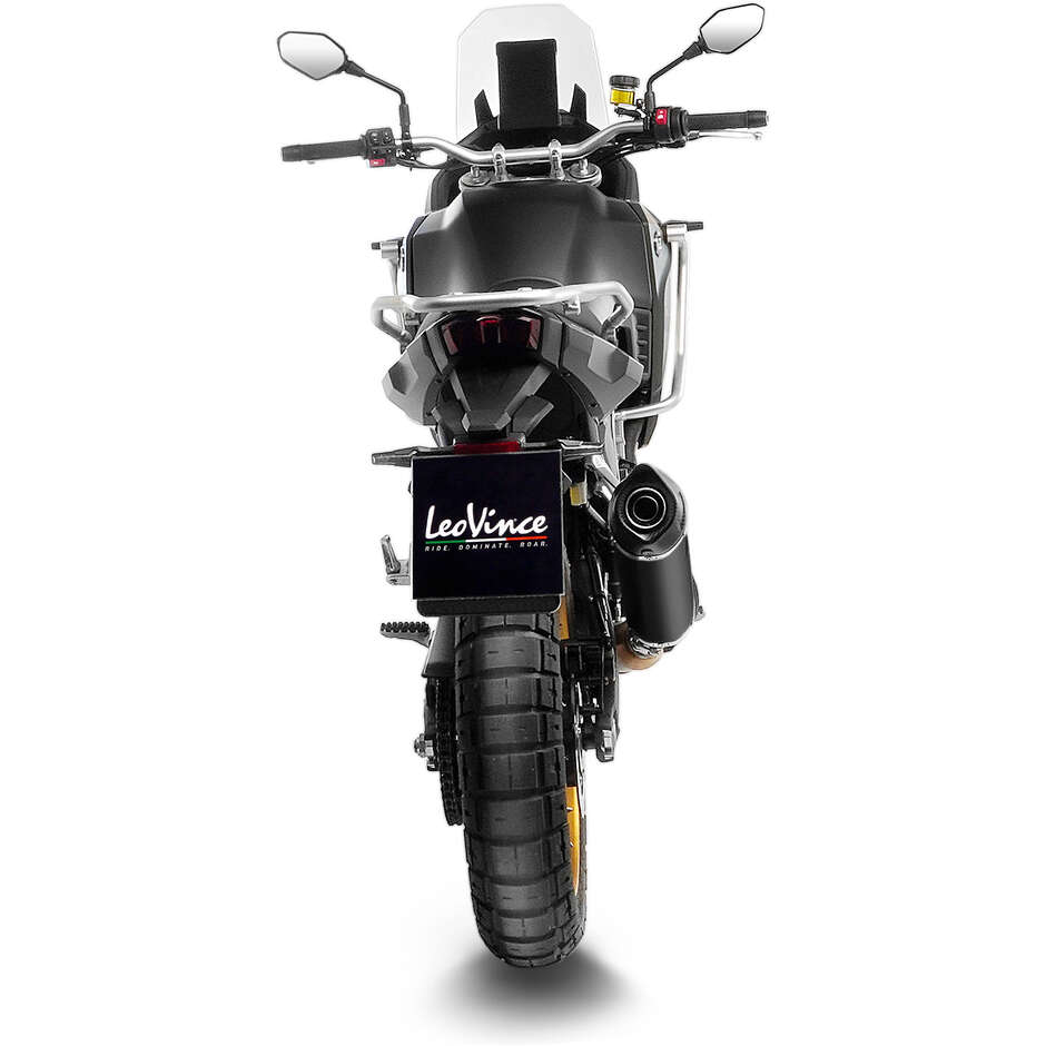 Silencieux d'échappement Leovince 14451EB LV ONE EVO BLACK EDITION, spécifique pour KOVE 800X Pro/ADV (24-25)