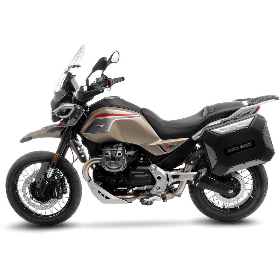 Silencieux d'échappement Leovince 14454E LV ONE EVO spécifique pour MOTO GUZZI V85TT (19-25)