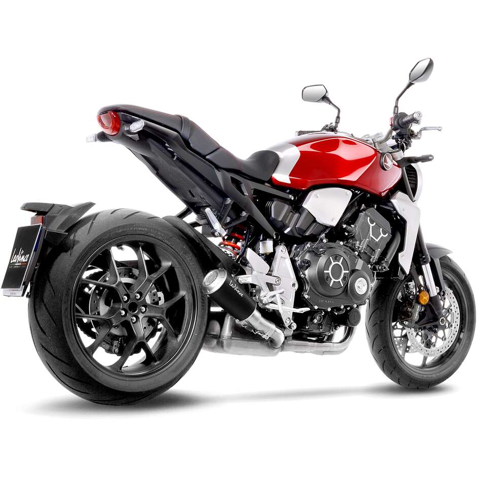 Silencieux d'échappement Leovince 15222B LV-10 BLACK EDITION, spécifique pour Honda CB1000R Neo Sports Café (18-24)