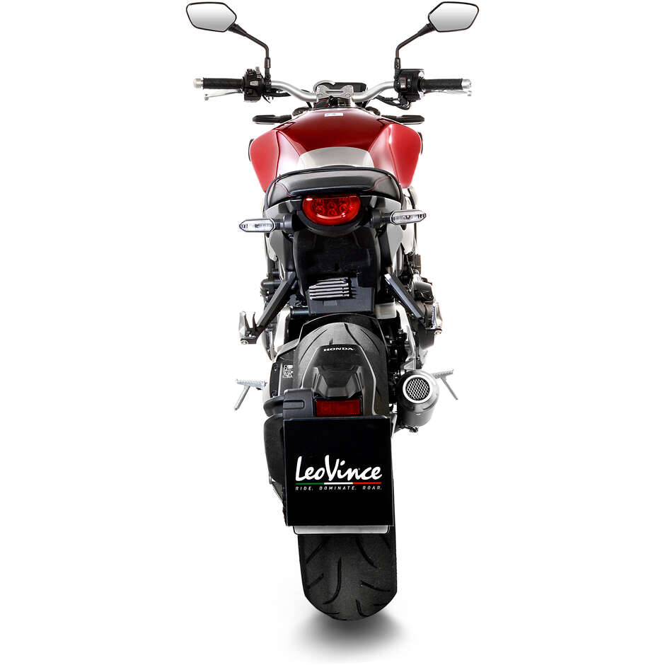 Silencieux d'échappement Leovince 15222B LV-10 BLACK EDITION, spécifique pour Honda CB1000R Neo Sports Café (18-24)