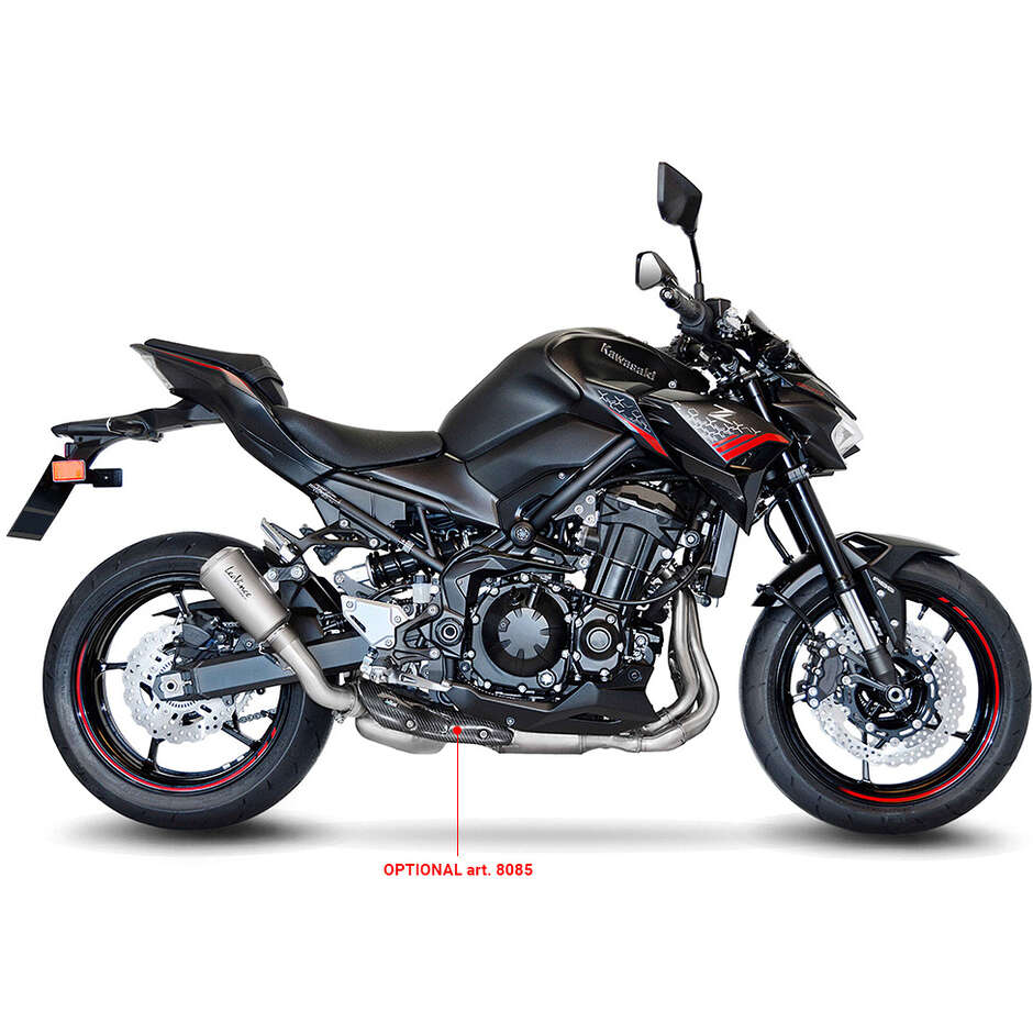 Silencieux d'échappement Leovince 15239T LV-10 TITANIUM, spécifique pour Kawasaki Z900 (20-24)