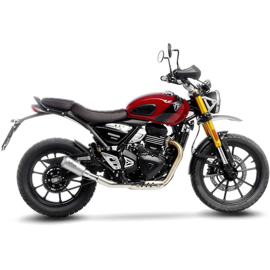 Silencieux d'échappement Leovince 15268U LV-10 ONE, spécifique pour TRIUMPH Speed400 - Scrambler400X (24-25)