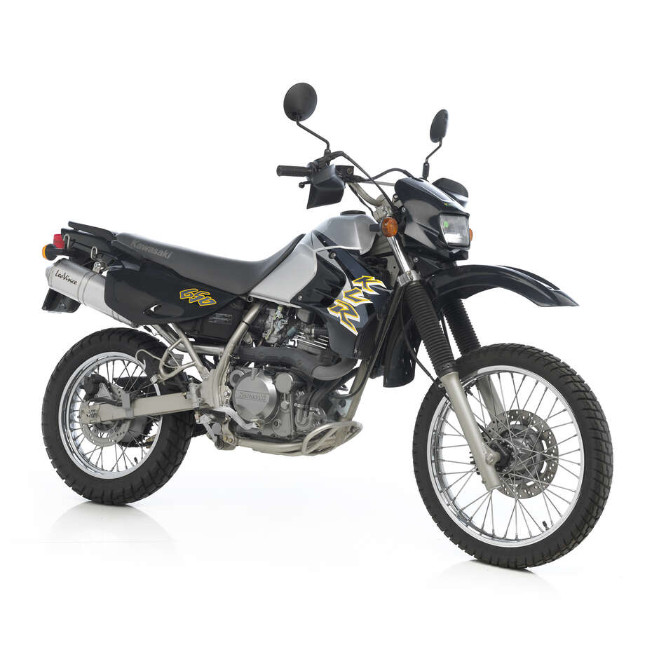 Silencieux d'échappement Leovince 3549 X3 spécifique pour Kawasaki KLR650 (97-22)