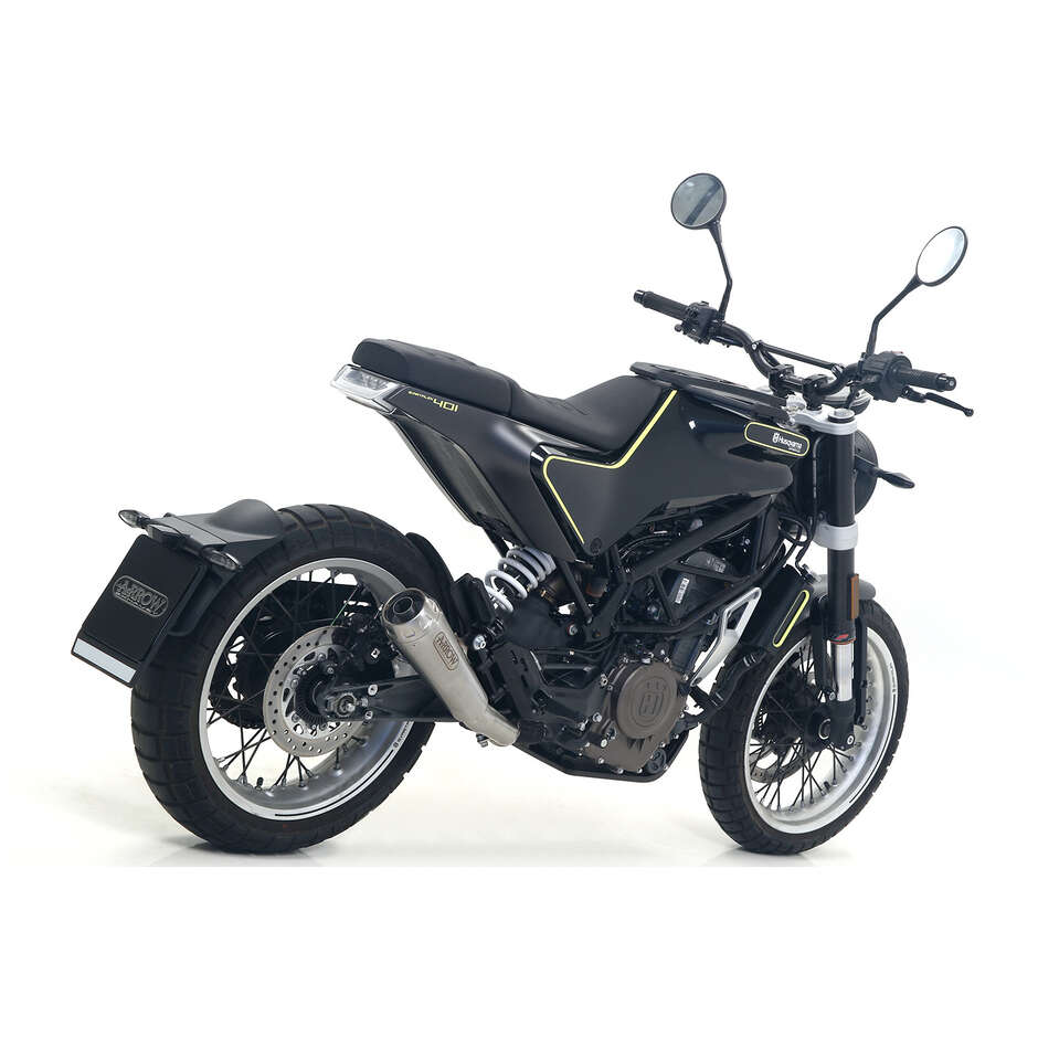 Silencieux d'échappement nichrome Arrow Pro-Race pour Husqvarna Svartpilen / Vitpilen 401 (18-19)