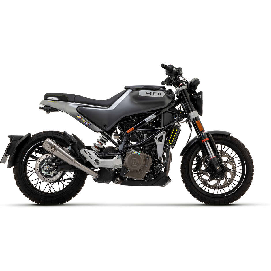 Silencieux d'échappement nichrome Arrow Pro-Race pour Husqvarna Svartpilen / Vitpilen 401 (20-23)