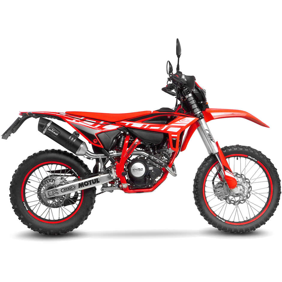 Silencieux d'échappement Slip-On Leovince 14401EB LV ONE EVO BLACK EDITION spécifique pour Beta RR 4T 125 LC/RR Motard 4T 125 LC (21-24)