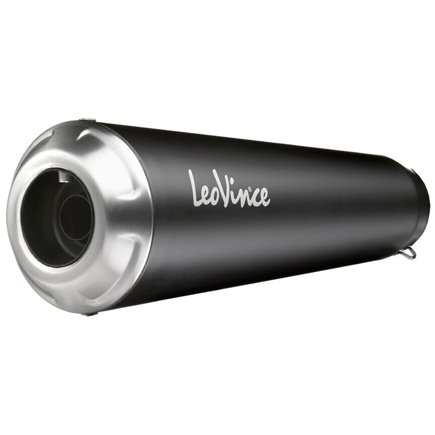 Silencieux d'échappement Slip-On Leovince 15129 GP ONE spécifique pour Royal Enfield Hunter 350 (22-24)
