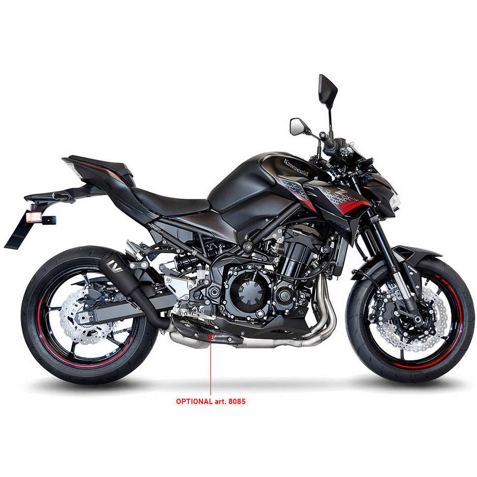 Silencieux d'échappement Slip-On Leovince 15239FB LV-10 FULL BLACK spécifique pour KAWASAKI Z900 (20-24)