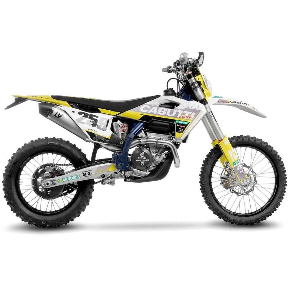 Silencieux Leovince 14447X X3 EVO Slip-On, spécifique aux modèles HUSQVARNA KTM GAS GAS (description)
