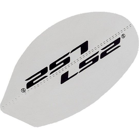 Silver aluminum chin plate lateral for Ls2 Valiant FF399 helmet
