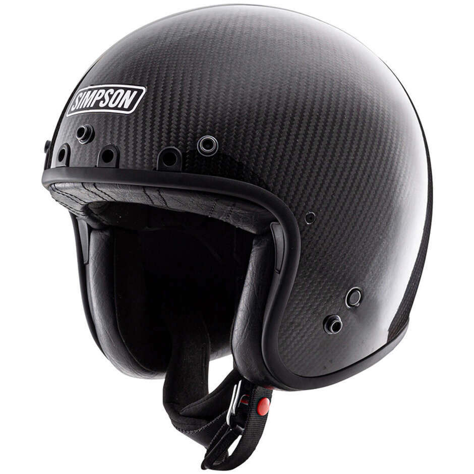 Simpson CHOPPER MC Carbon Jet Motorradhelm Simpson Logo