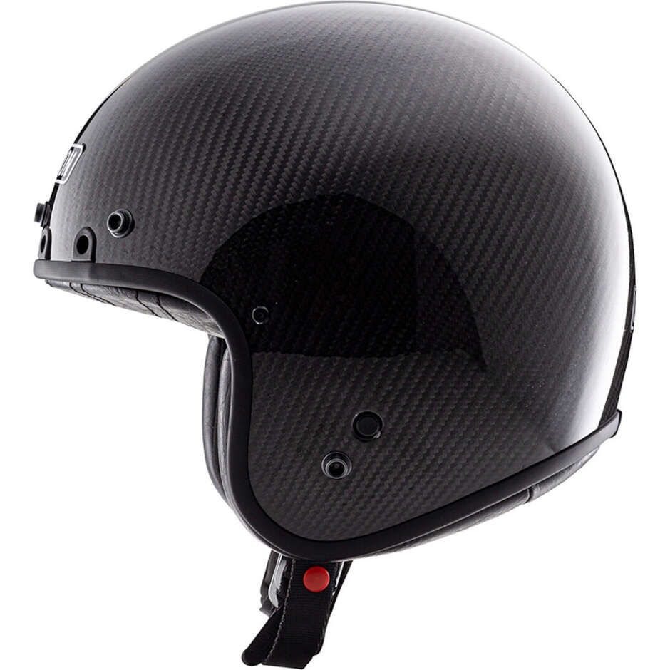 Simpson CHOPPER MC Carbon Jet Motorradhelm Simpson Logo