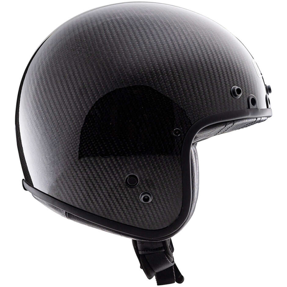 Simpson CHOPPER MC Carbon Jet Motorradhelm Simpson Logo